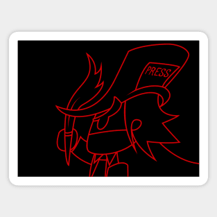 Red Red Mage Magnet